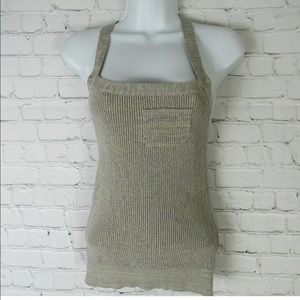 M Missioni knit tank top criss cross back XS